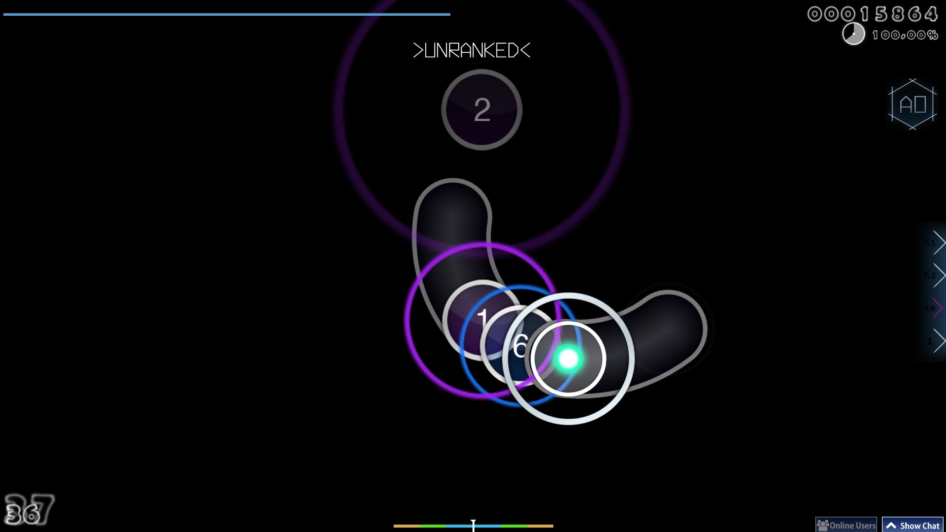 glowing space - osu! Skins